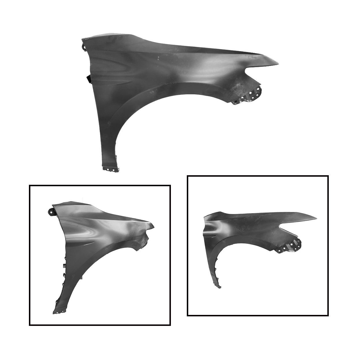 Replacement FRONT FENDER, RH, 2018-2022 Toyota Camry, 53801-33200, (Steel)