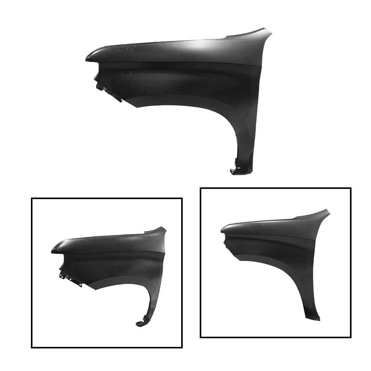 Replacement FRONT FENDER, LH, 2019-2023 Chevrolet Silverado 1500, 84502610, (Steel)