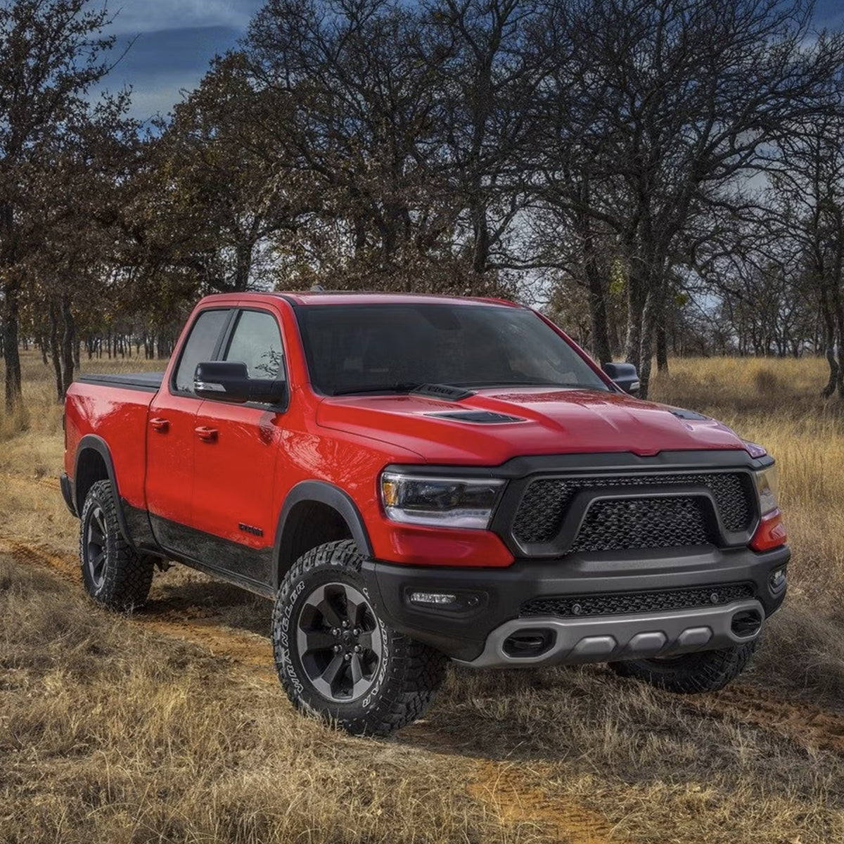 Replacement HOOD, BASE, 2019-2022 Ram 1500 REBEL(WITH VENTS), (Alum)
