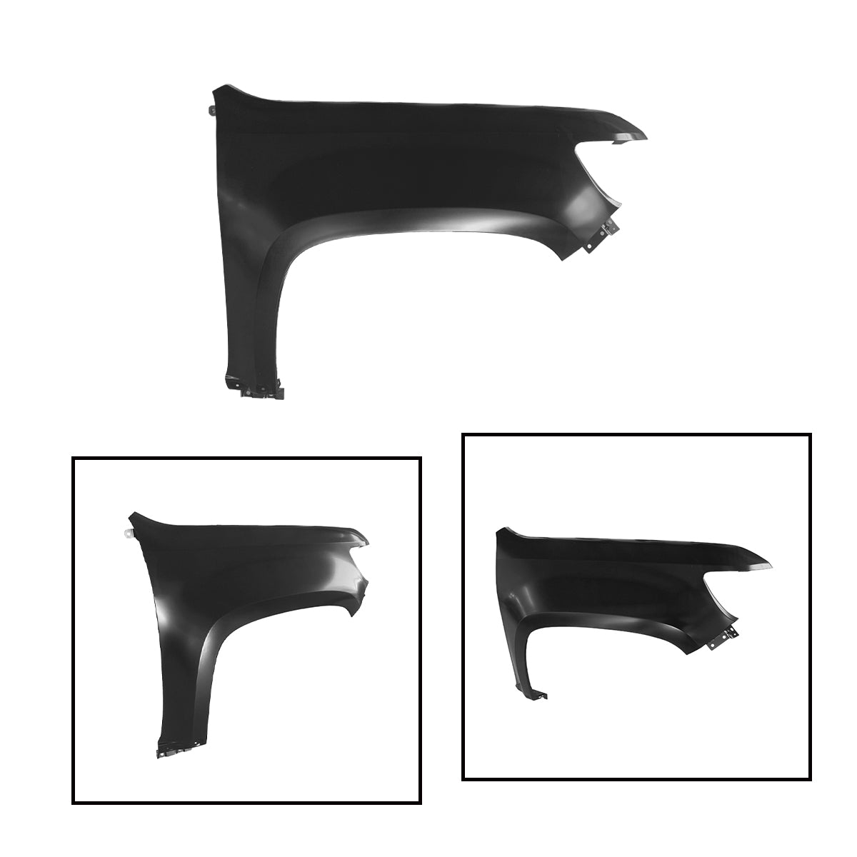 Replacement FRONT FENDER, RH, 2015-2020 Chevrolet Colorado, 23373629, (Steel)