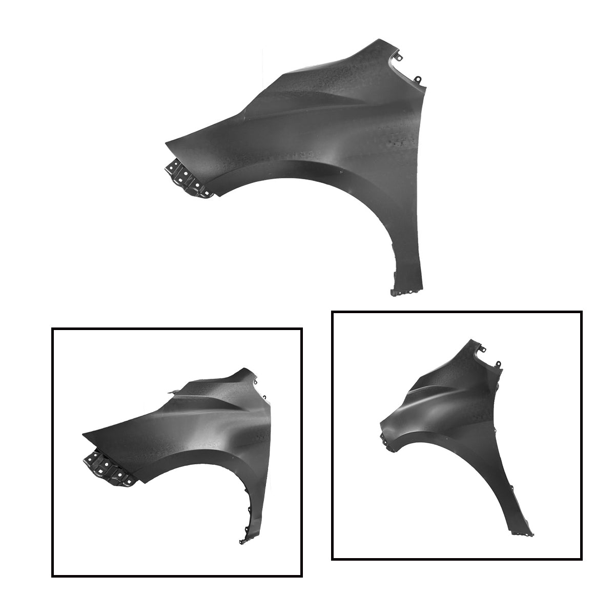 Replacement FRONT FENDER, LH, 2021-2023 Toyota Sienna, 538020E160, (Steel)