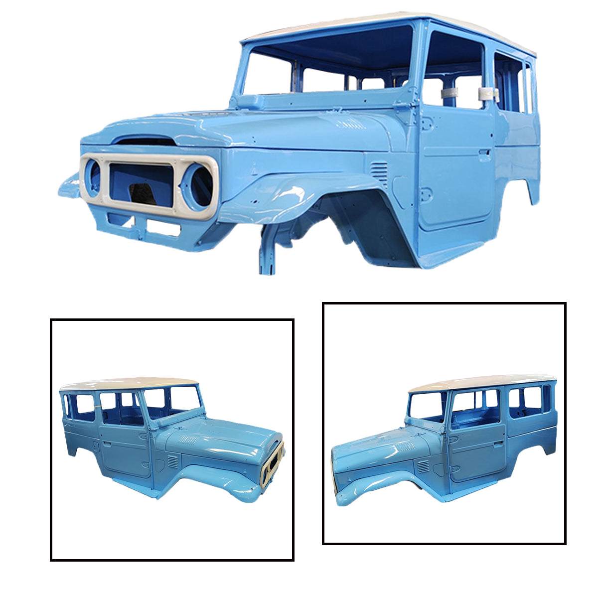 75-78 Complete Cab with Doors, with Body work and custom paint., for FJ40 Toyota Land Cruiser