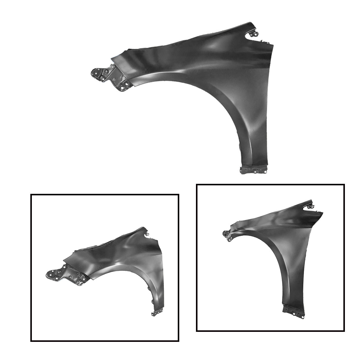 Replacement FRONT FENDER, LH, 2020-2023 Toyota Corolla, (Steel)