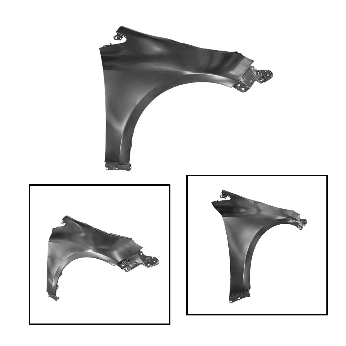 Replacement FRONT FENDER, RH, 2020-2023 Toyota Corolla, (Steel)