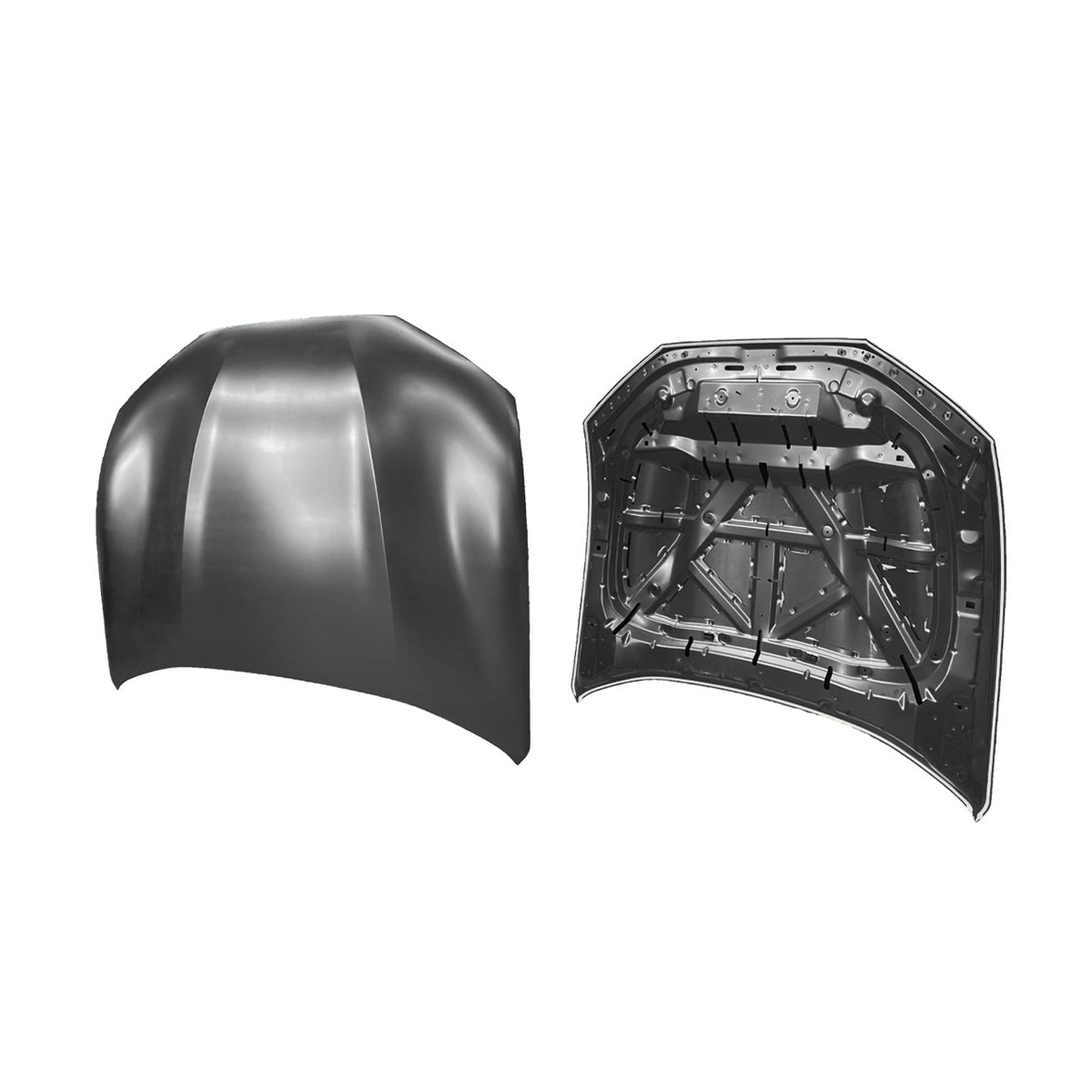 Replacement HOOD, 2021-2023 Ford Mustang EV, (Alum)