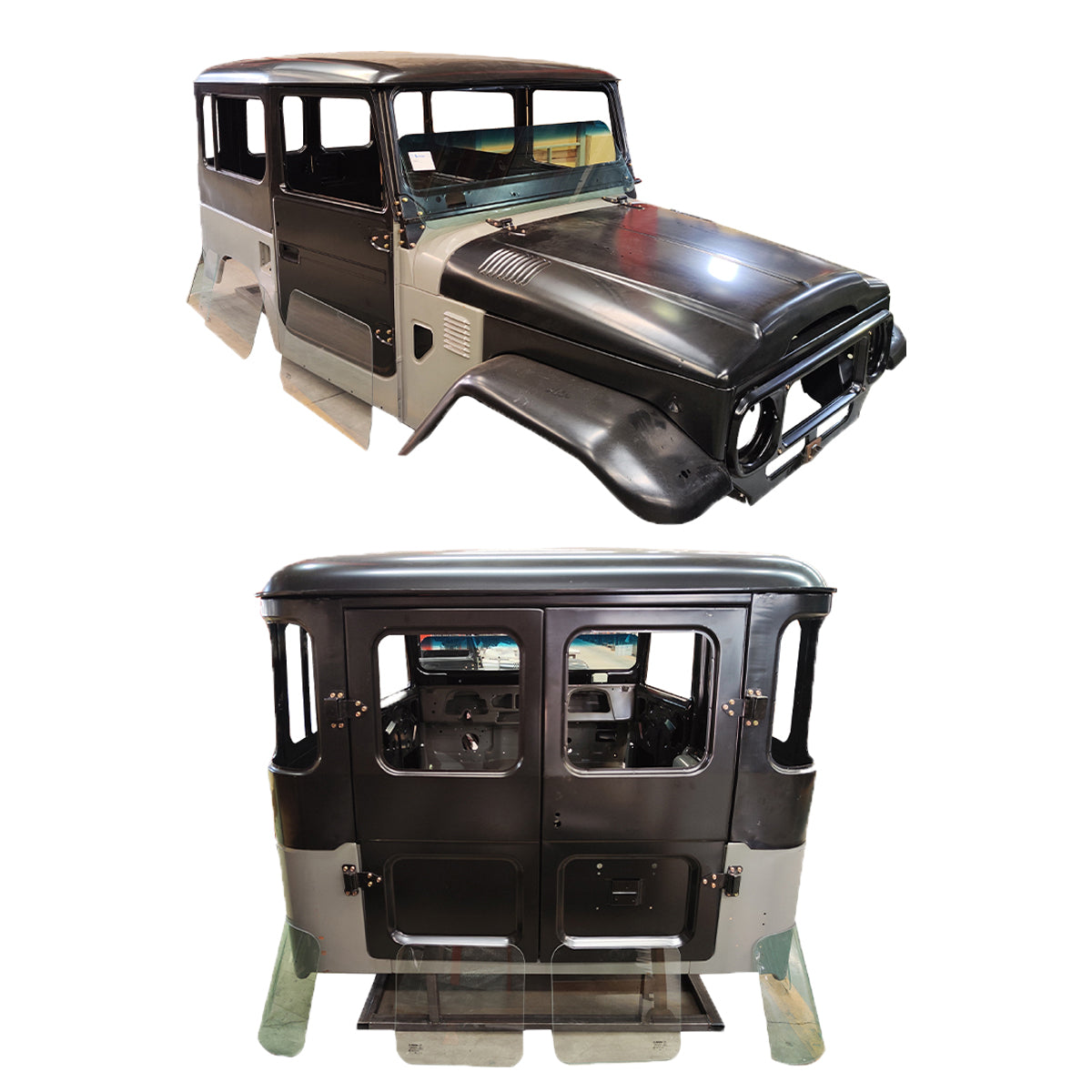 Front Door Window Glass LH, for FJ40, FJ45 Toyota Land Cruiser 1975-1984