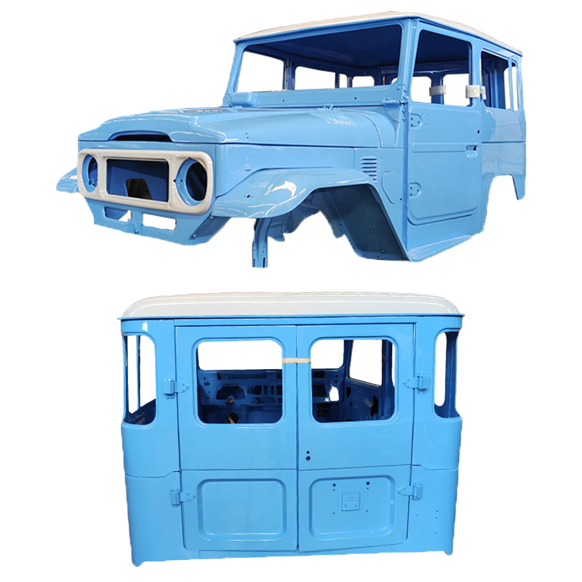 75-78 Complete Cab with Doors, with Body work and custom paint., for FJ40 Toyota Land Cruiser