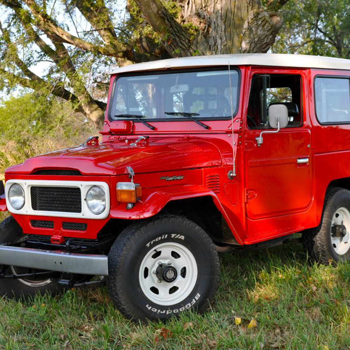 Kick Vent Door with Stopper LH, for FJ40, FJ45 Toyota Land Cruiser