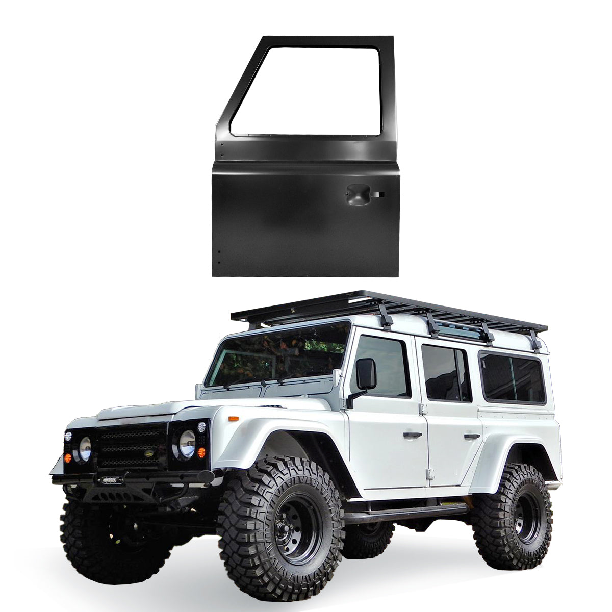 DEFENDER 90 AND DEFENDER 110 FRONT DOOR, LH LR029311