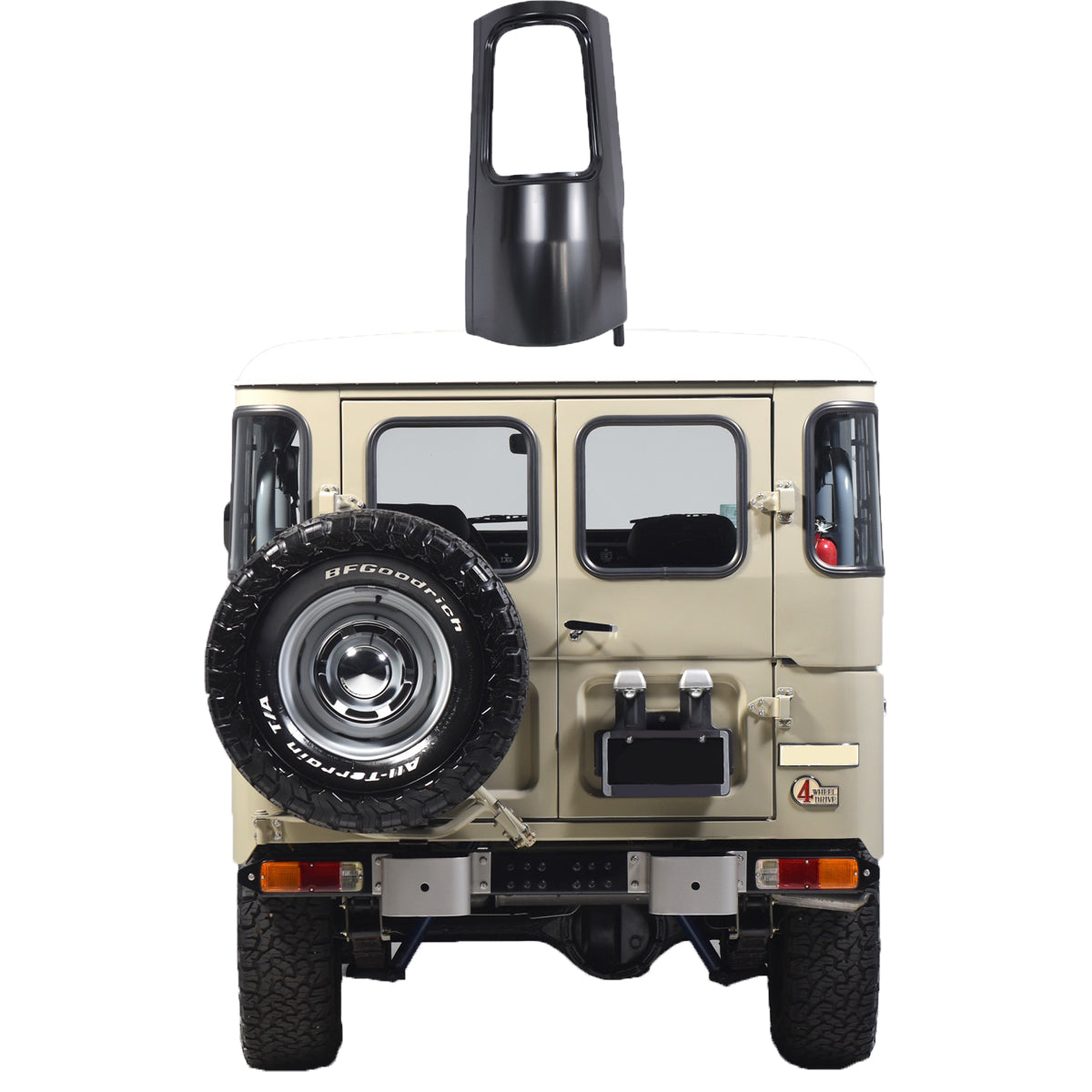 Upper Corner Window Panel RH, for FJ45 Toyota Land Cruiser