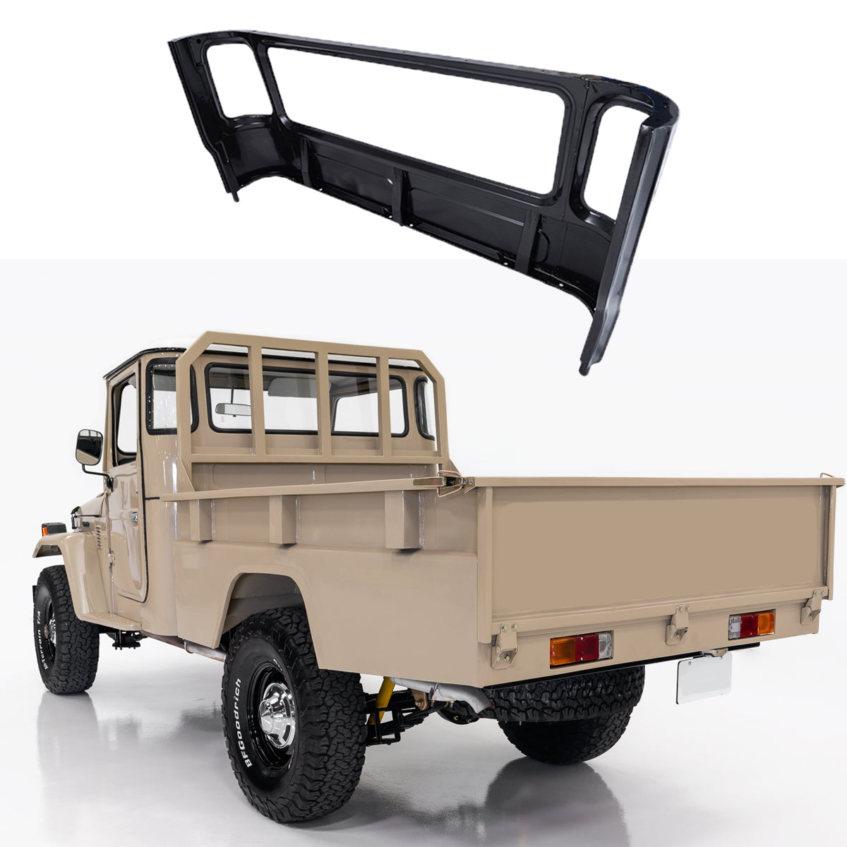 Back Panel Upper, for FJ45 Toyota Land Cruiser