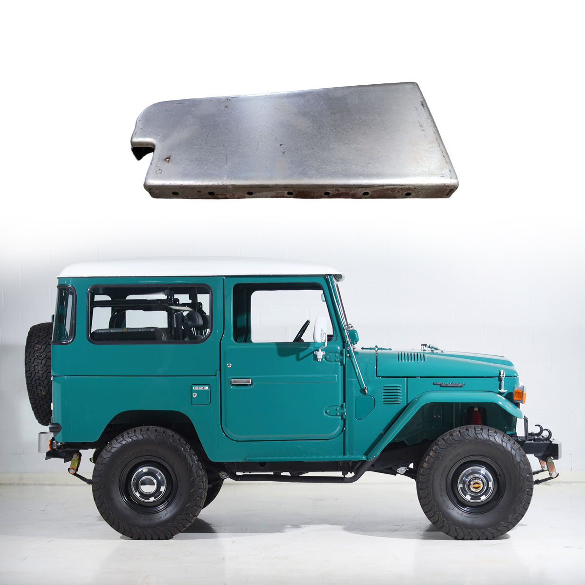 Passenger Post Lower Inner Cover, for FJ40, FJ45 Toyota Land Cruiser