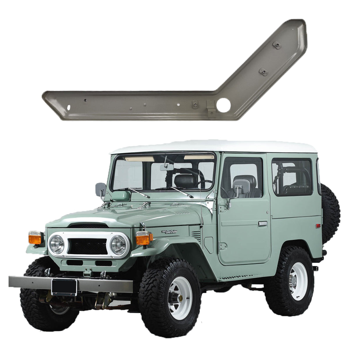 Firewall Reinforcement B, for FJ40, FJ45 Toyota Land Cruiser