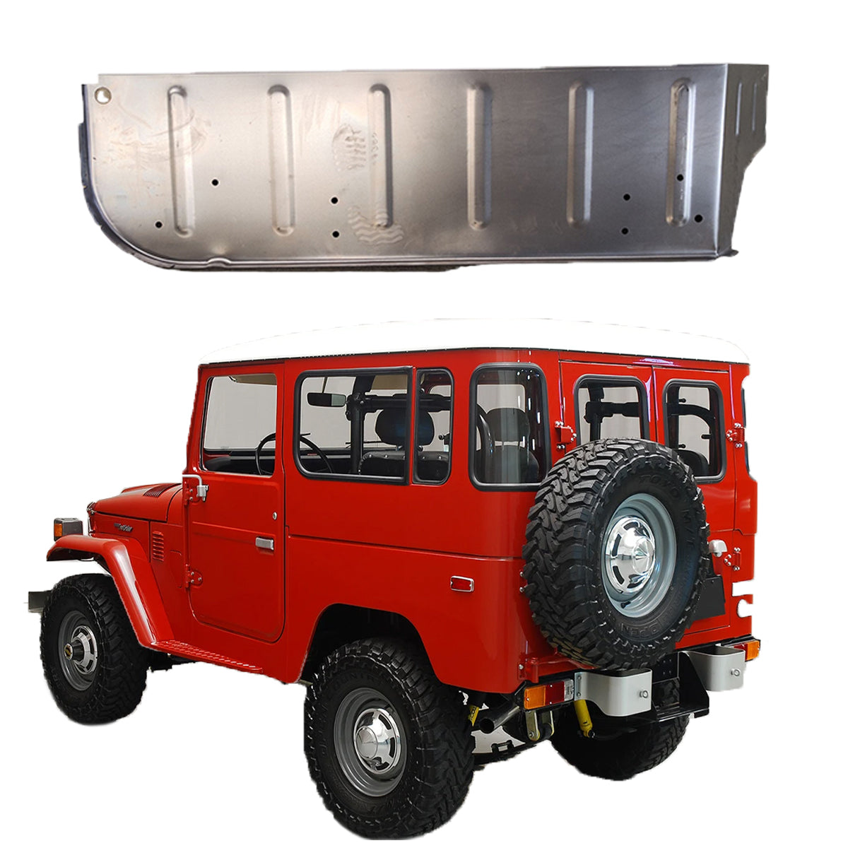 Wheel Well LH, for FJ40 Toyota Land Cruiser