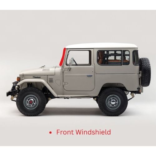 Windshield Glass, for FJ40, FJ45 Toyota Land Cruiser 1975-1984 (Local Pickup Only)