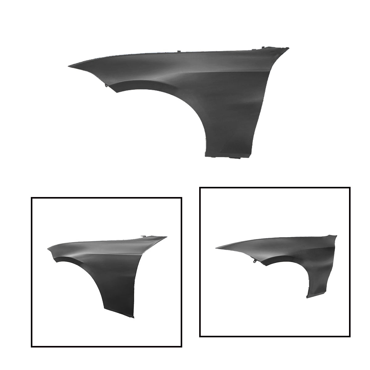 Replacement FRONT FENDER, LH, 2020-2023 BMW 3 Series G20, (Alum)