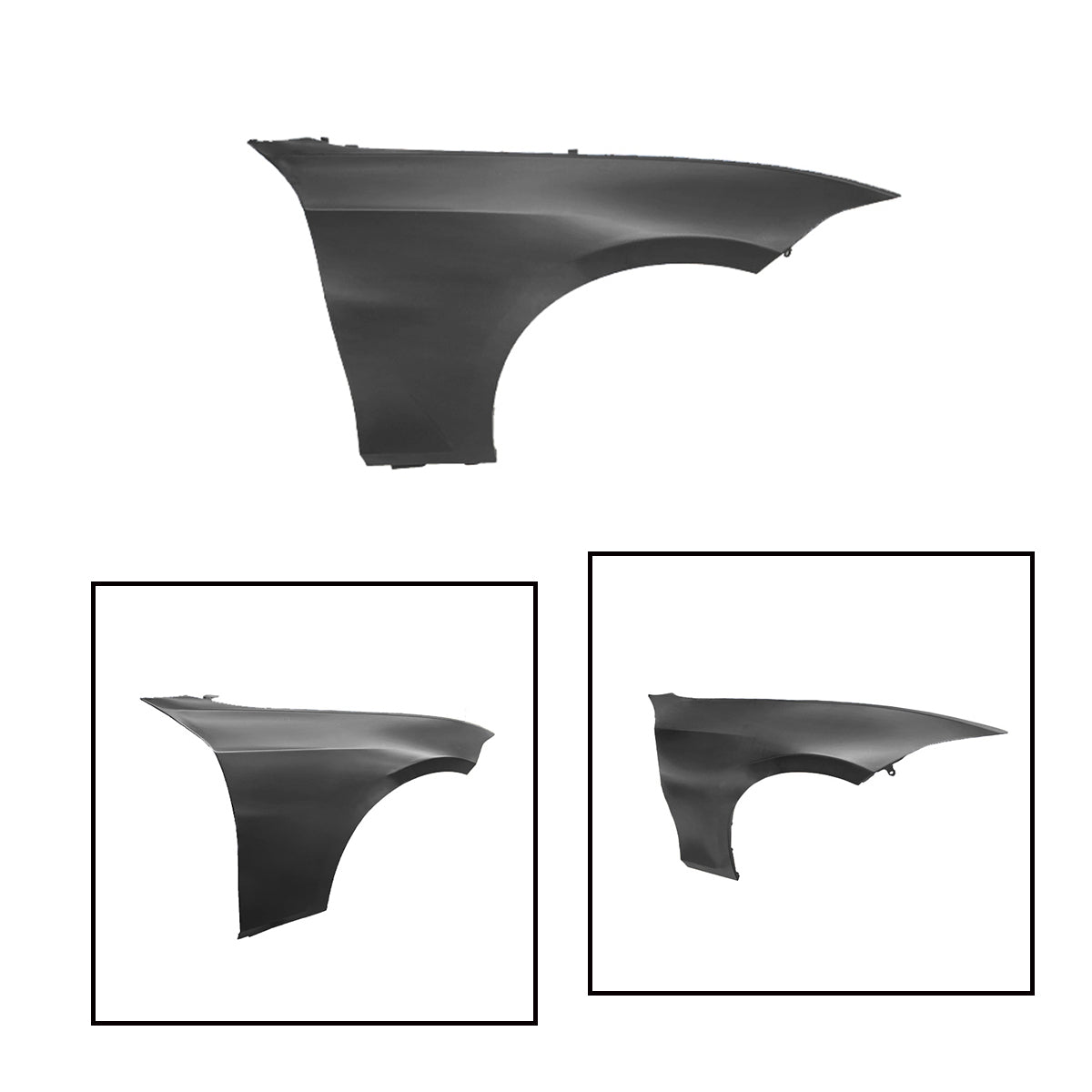 Replacement FRONT FENDER, LH, 2020-2023 BMW 3 Series G20, (Alum)