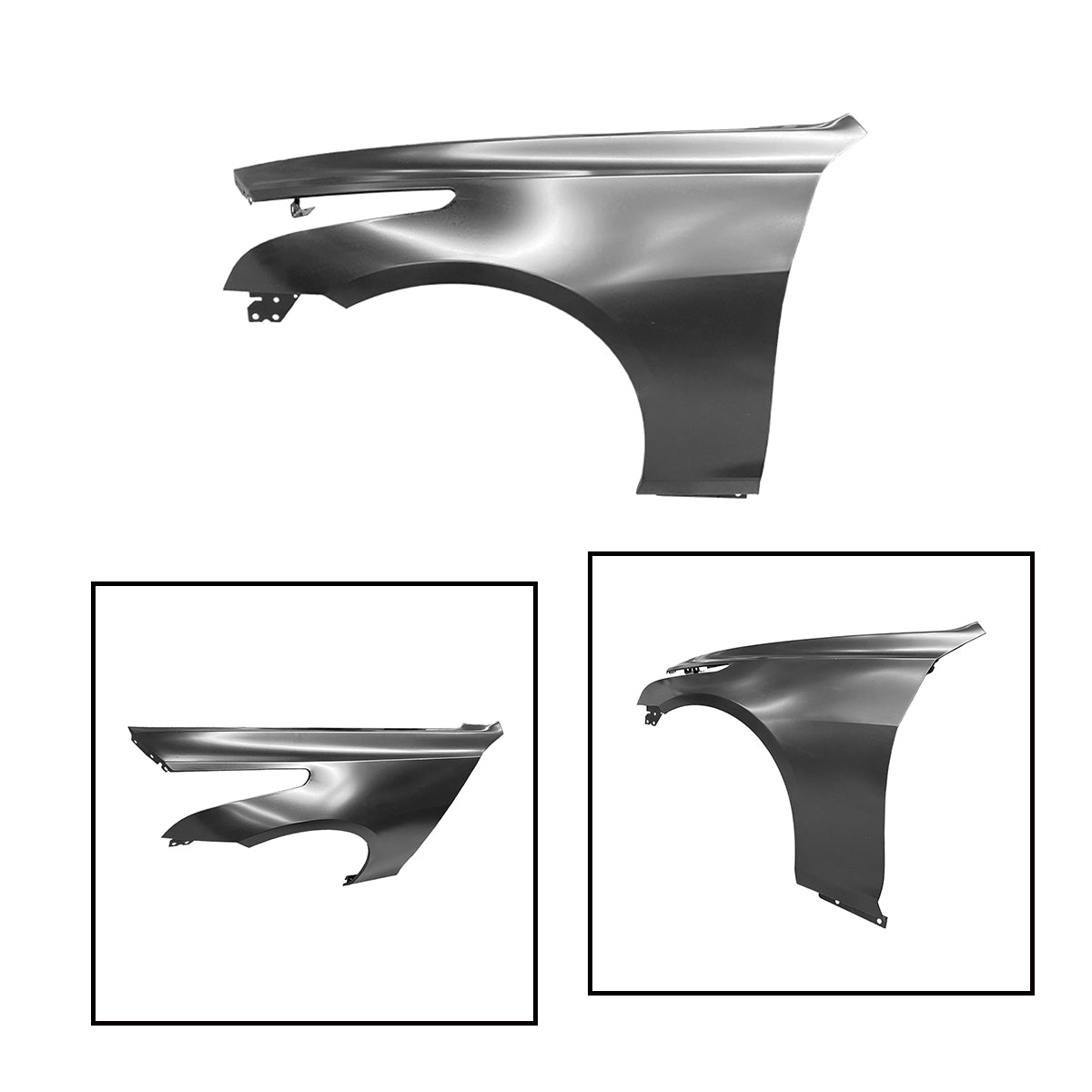 Replacement Front Fender, LH, 2014-2019 Cadillac Cts, 84054144, (ALUM)