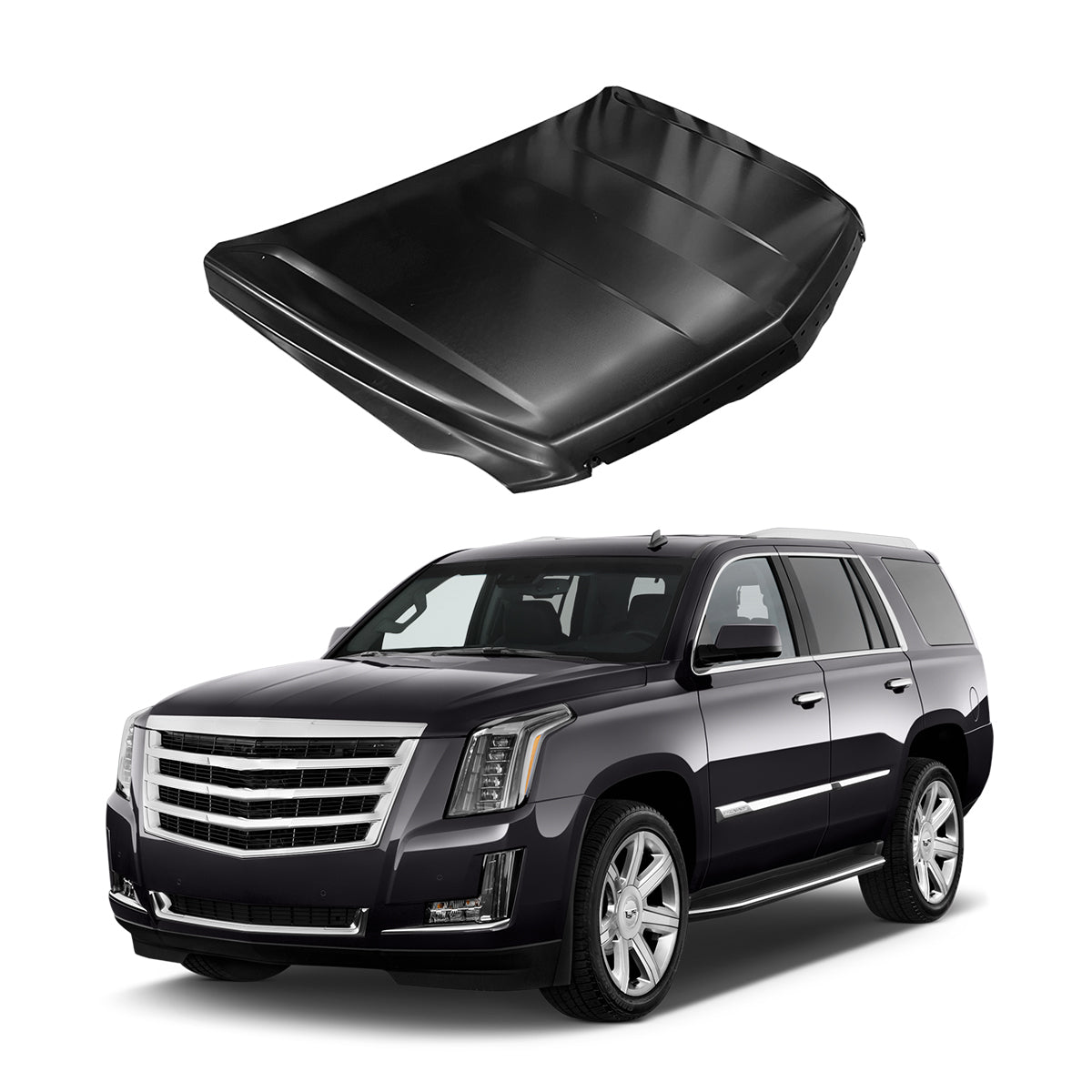 Replacement HOOD, 2015-2020 Cadillac Escalade, 84348416, (Alum)