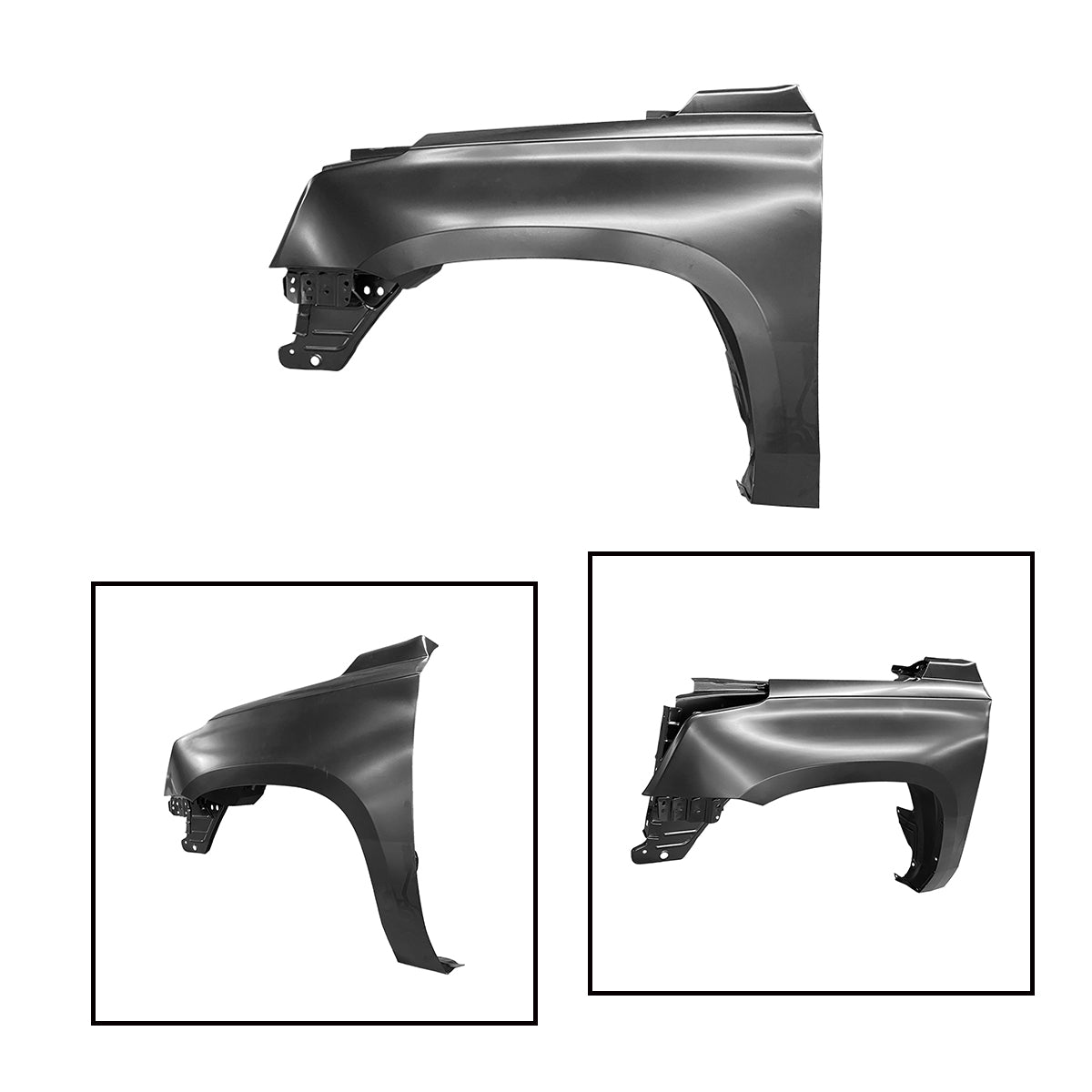 Replacement Front Fender, LH, 2015-2020 Cadillac Escalade, 84216913, (ALUM)