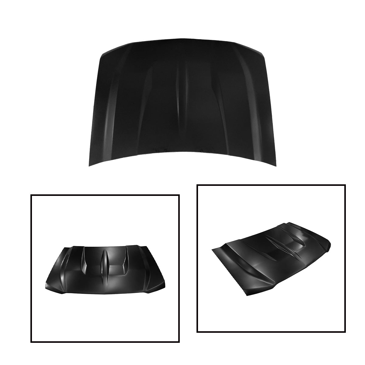 Replacement Hood, 2016-2018 Chevrolet Silverado 1500, 23392664, (ALUM)