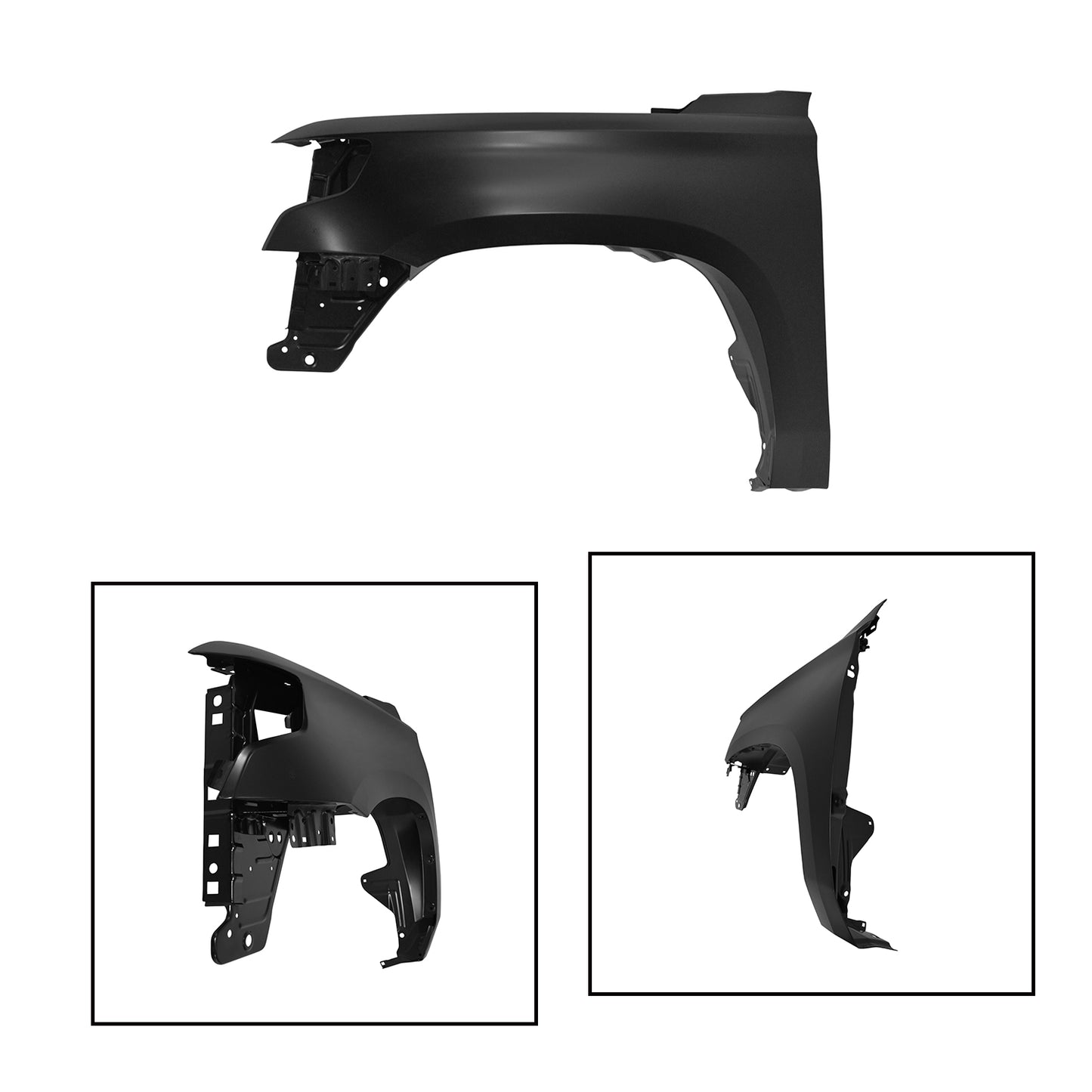 Replacement Front Fender, LH, 2015-2020 Chevrolet Suburban/Tahoe, 84216909, (STEEL)