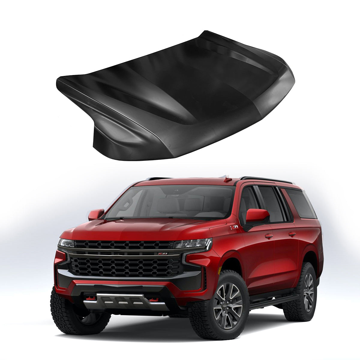 Replacement HOOD, 2021-2023 GMC Suburban/Tahoe, 84384214, (Aluminum)
