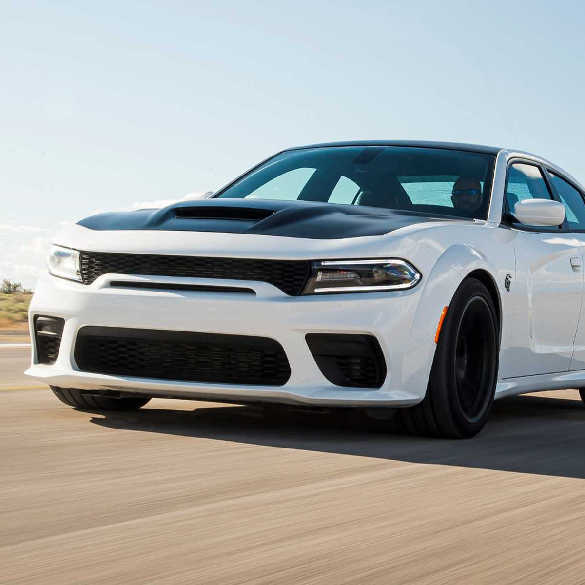 Replacement FRONT BUMPER, 2015-2021 Dodge Charger, (Plastic)