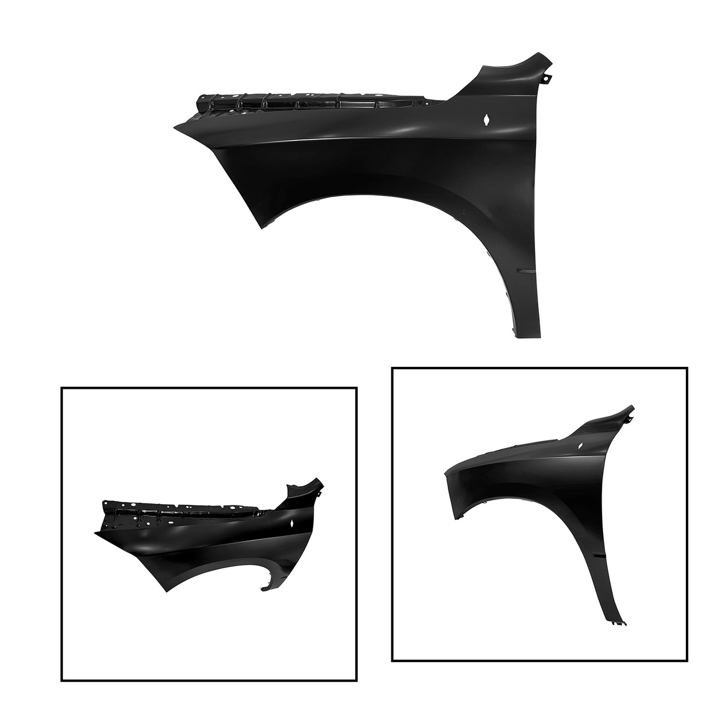 Replacement Front Fender, LH, 2009-2022 Ram 1500/1500 Classic, (STEEL)
