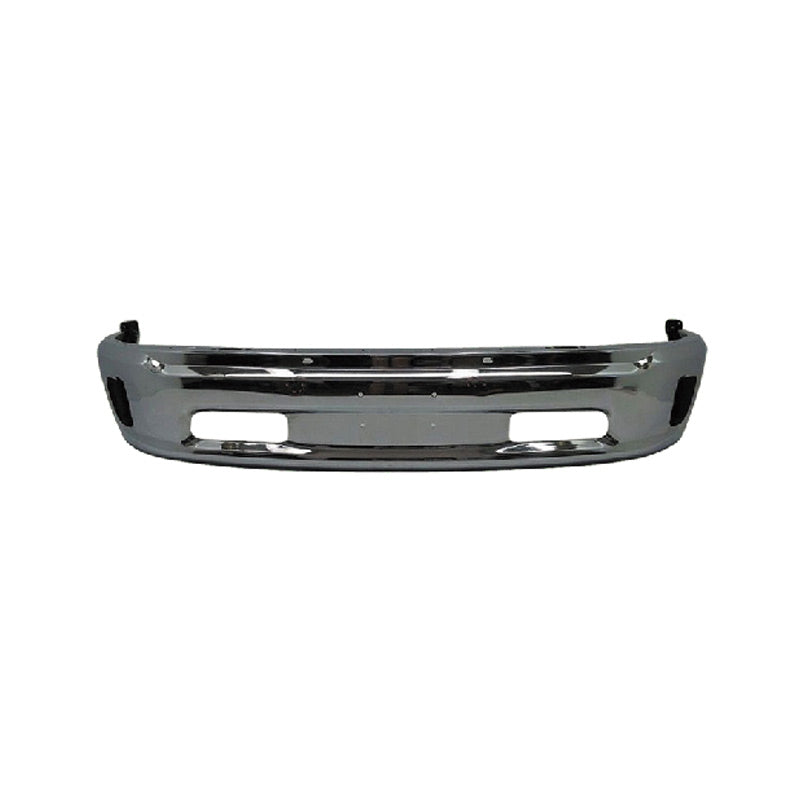Replacement FRONT BUMPER, BLACKE-COATED, W/O FOG, W/O SENSOR, 2013-2018 Ram 1500, (Steel)
