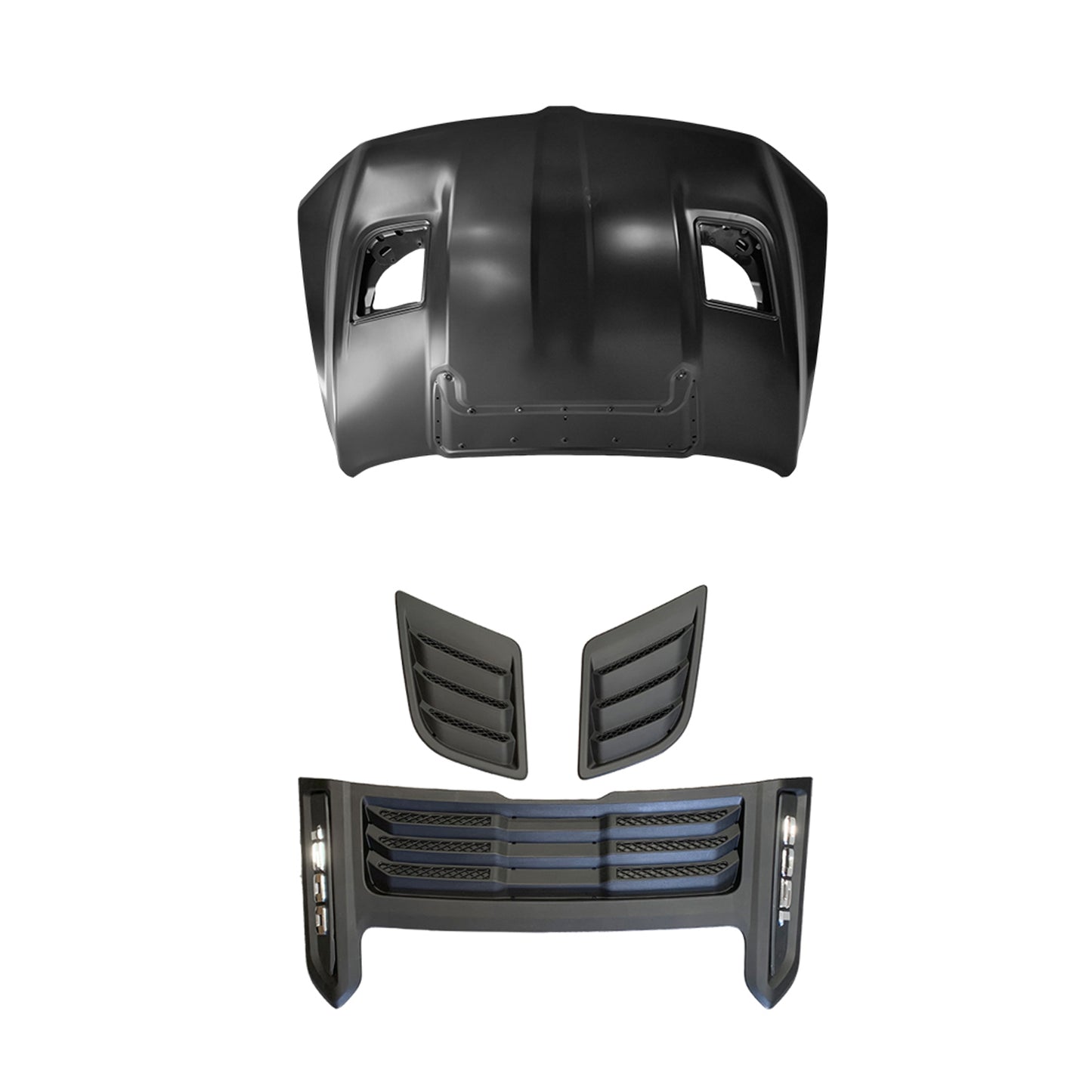 Replacement Hood, Base, 2019-2024 Ram 1500 Rebel(With Vents), (ALUM)