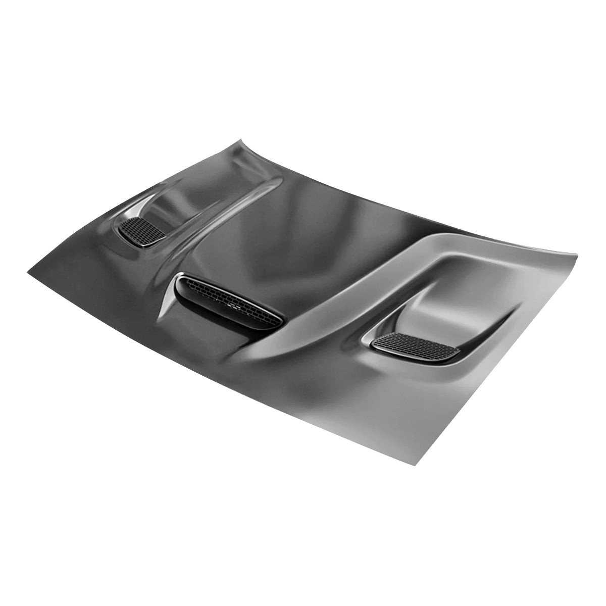 Replacement HOOD, HELLCAT STYLE, 2015-2022 Dodge Challenger, (Alum)