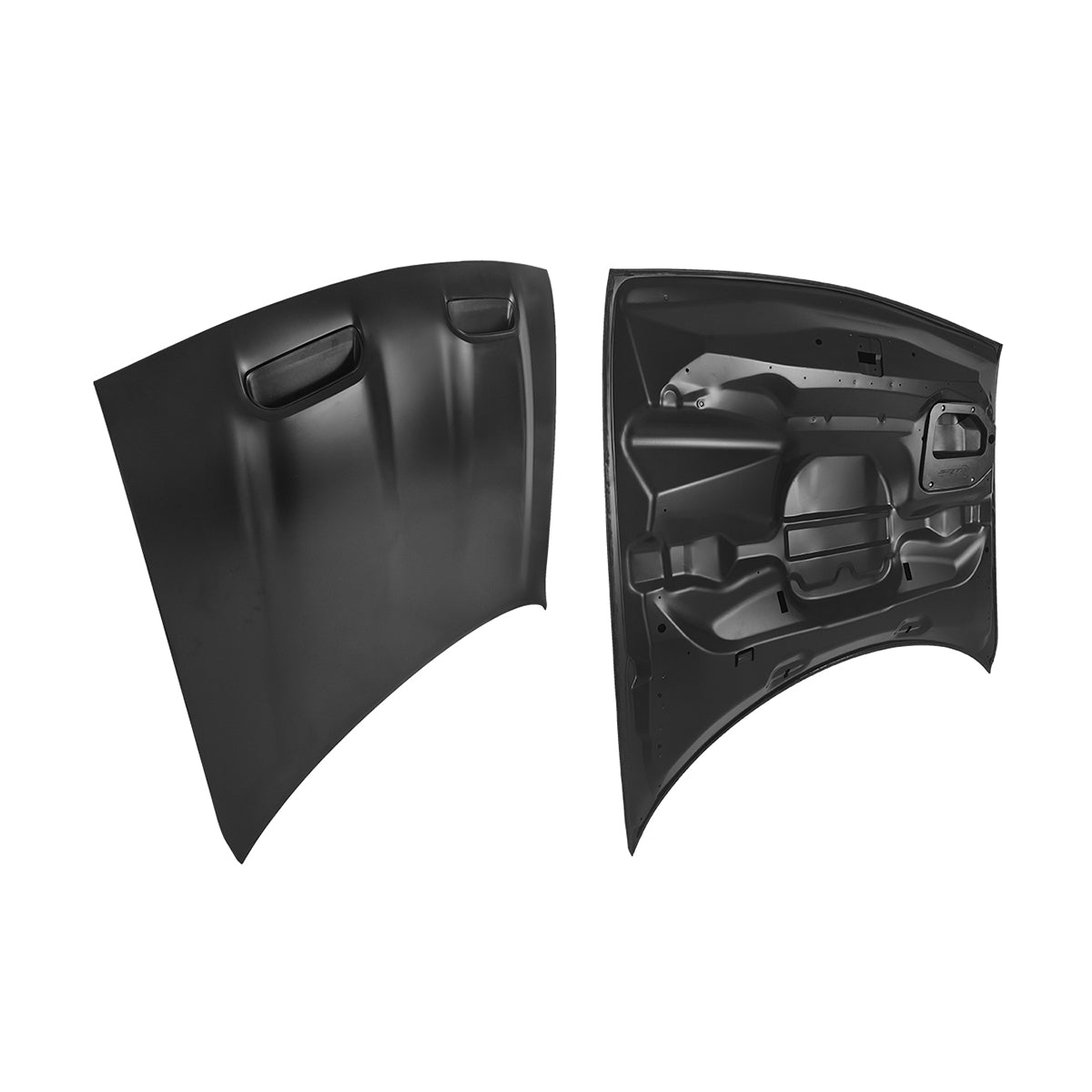 Replacement Hood, Red Eye Style With Vented Bezel, 2008-2023 Dodge Challenger, (ALUM)