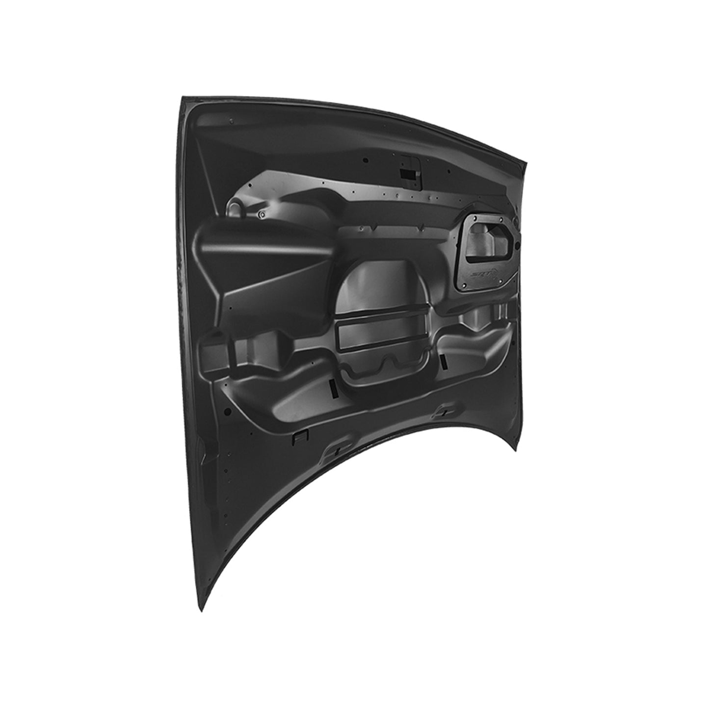 Replacement Hood, Red Eye Style With Vented Bezel, 2008-2023 Dodge Challenger, (ALUM)