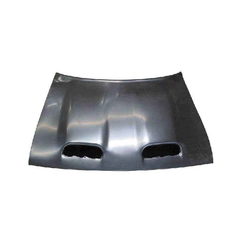 Replacement HOOD, RED EYE STYLE WITH VENTED BEZEL, 2008-2023 Dodge Challenger, (Alum)