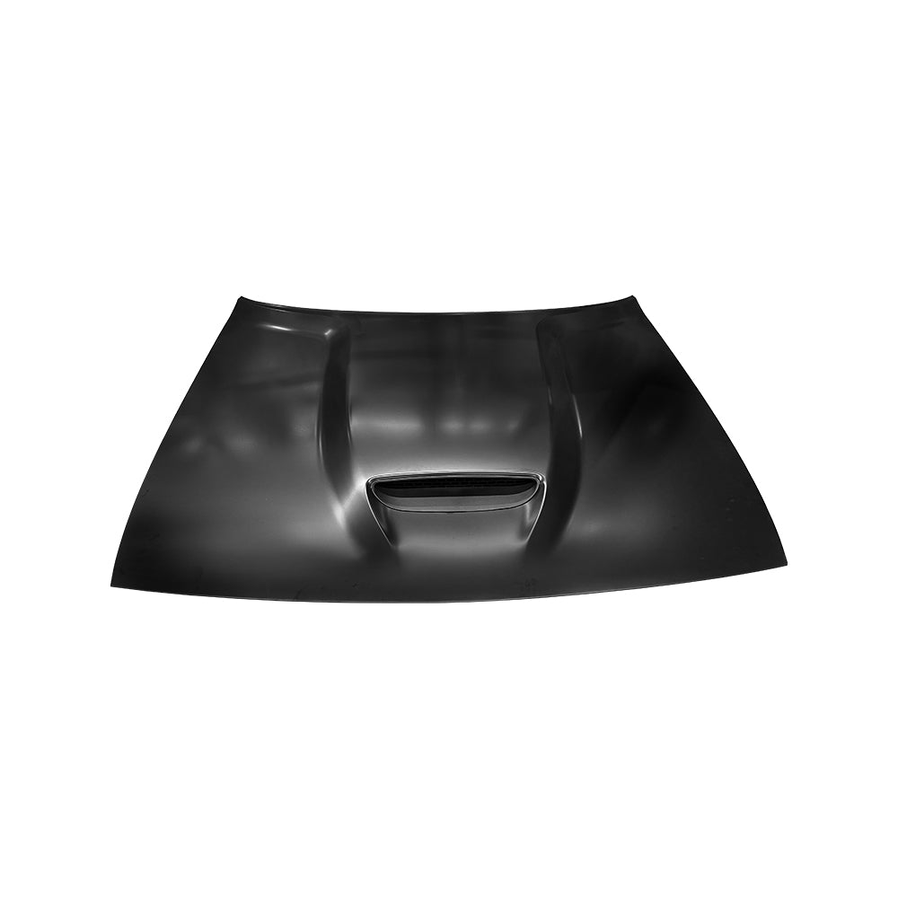 Replacement HOOD, SINGLE-SCOOP-STYLE, 2017-2022 Dodge Challenger, (Alum)