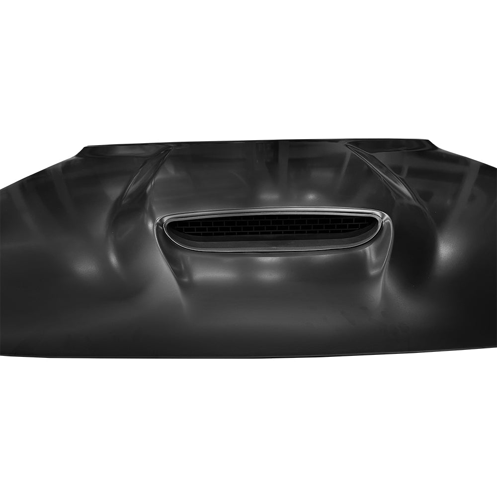 Replacement HOOD, SINGLE-SCOOP-STYLE, 2017-2022 Dodge Challenger, (Alum)