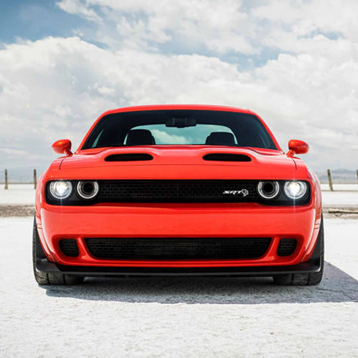 Replacement FRONT BUMPER, 2015-2021 Dodge Challenge, (Plastic)