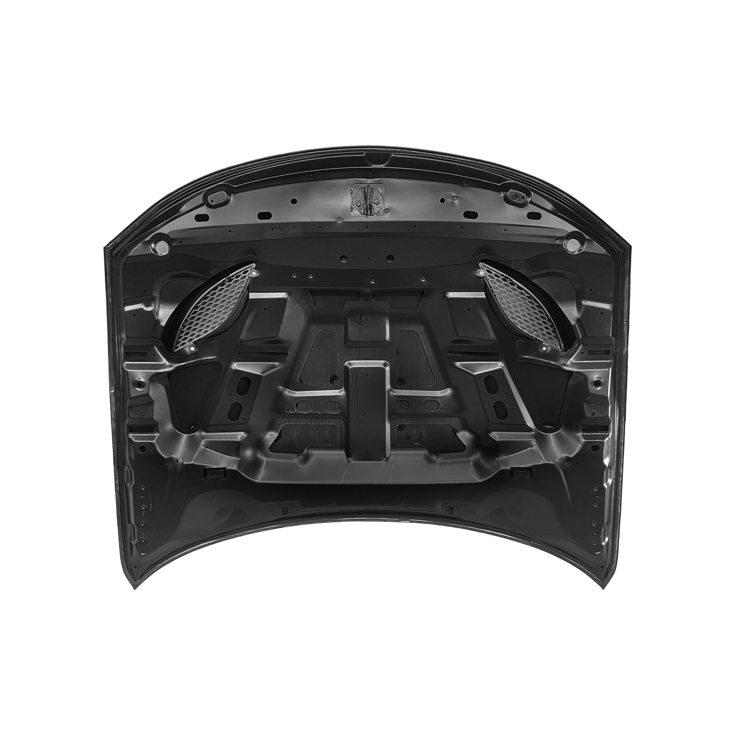 Replacement Hood, HelLCat STyle W. Scoop, 2015-2023 Dodge Charger, 68265428Aa, (ALUM)