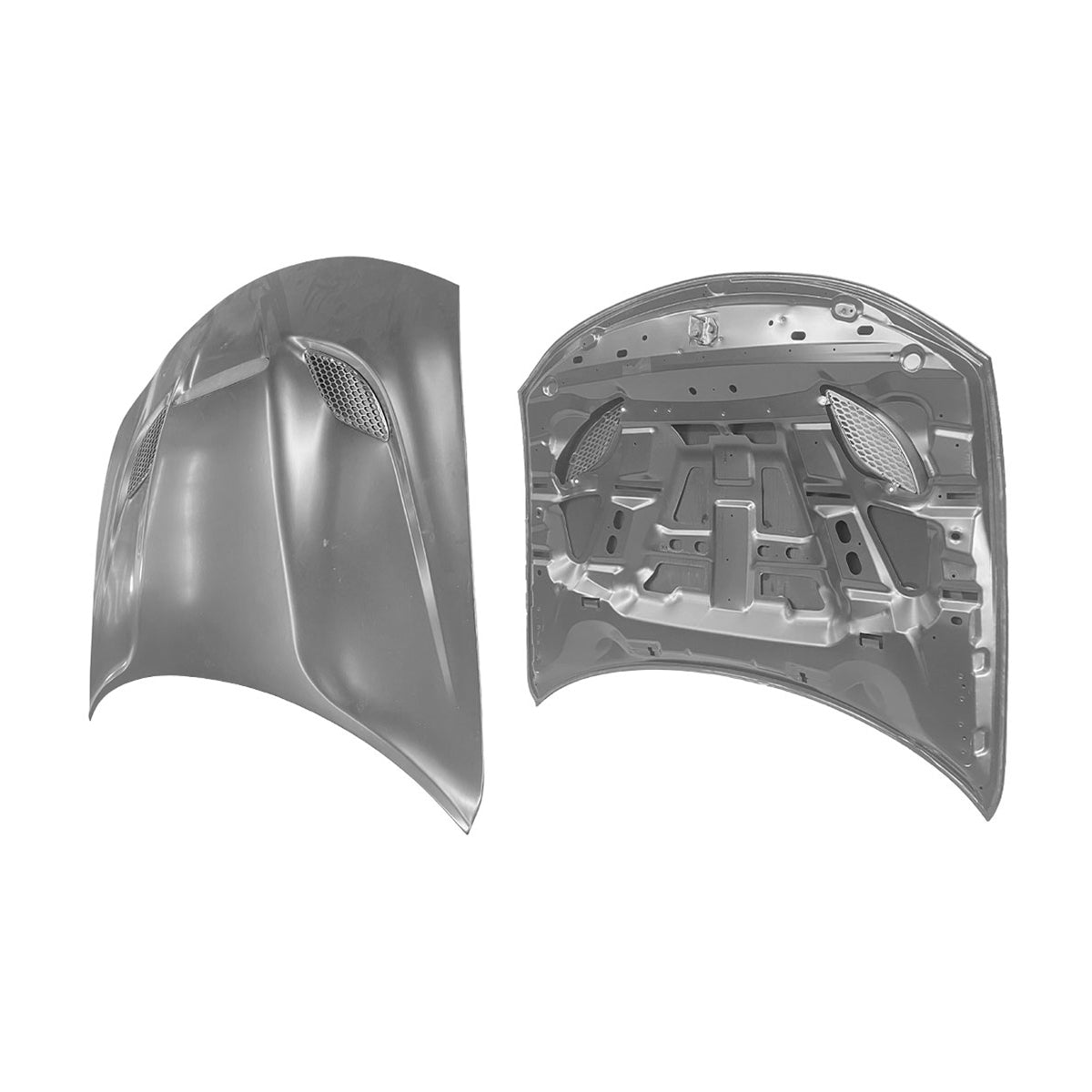 Replacement HOOD, HELLCAT STYLE W. SCOOP, 2015-2023 Dodge Charger,  68265428AA, (Alum)