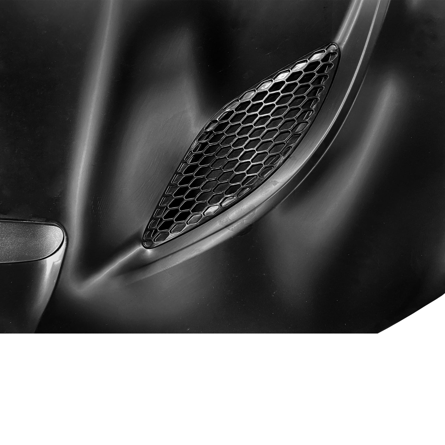 Replacement Hood, HelLCat STyle W. Scoop, 2015-2023 Dodge Charger, 68265428Aa, (ALUM)