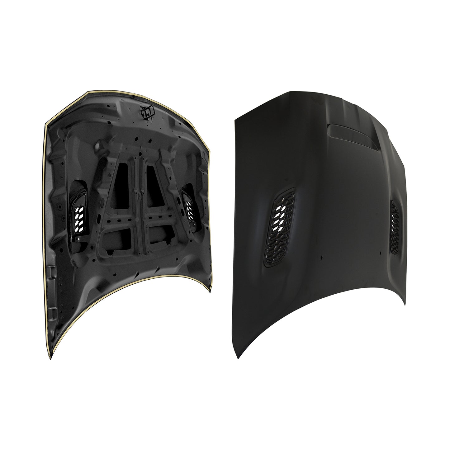 Replacement Red Eye Hood With Scoops For Dodge Chrysler 300, (ALUM)