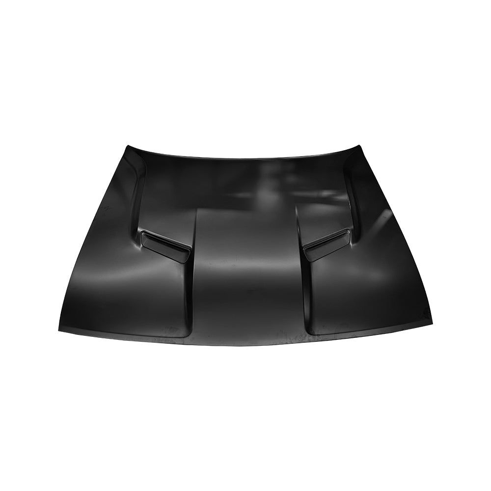 Replacement HOOD, WITH SCOOP, 2015-2018 Dodge Challenger, 68259670AA, (Alum)