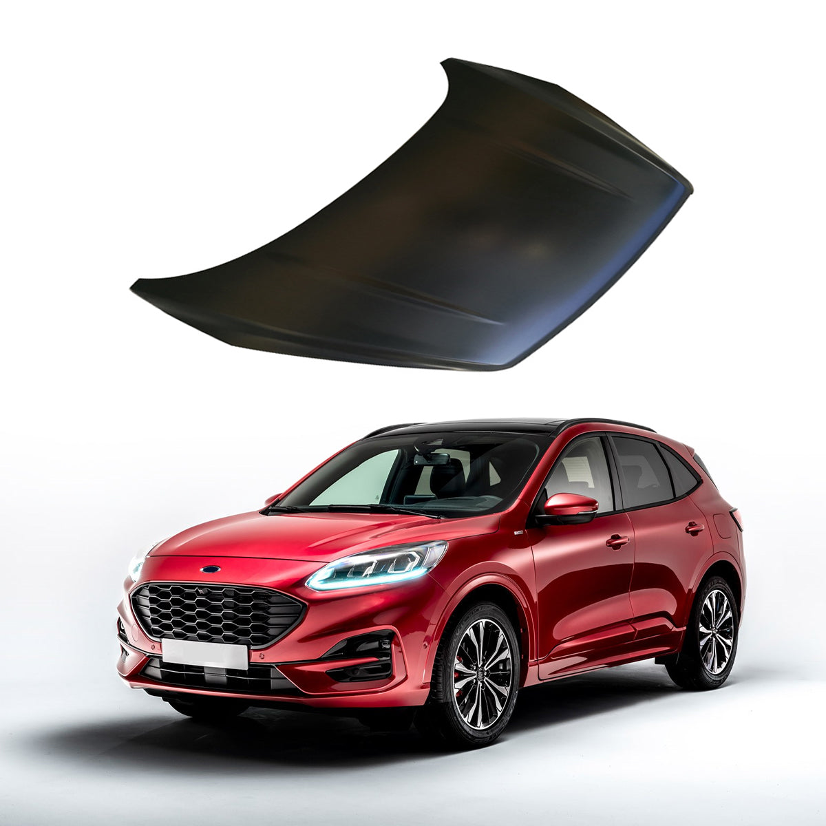 Replacement HOOD, 2017-2019 Ford Escape, GJ5Z16612A, (Steel)