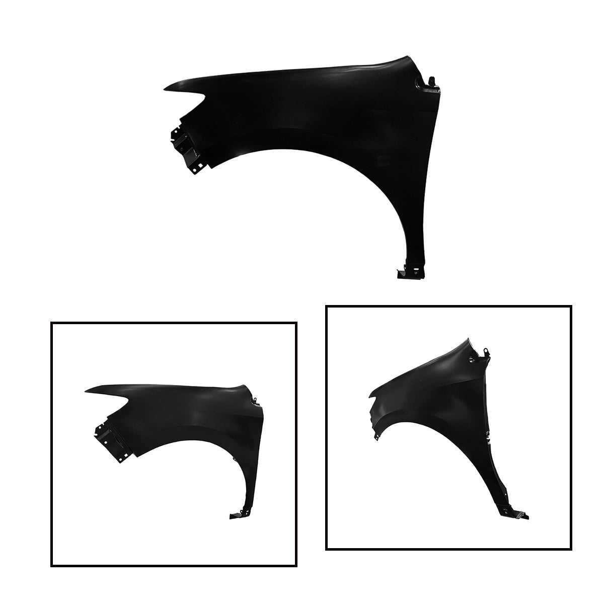 Replacement FRONT FENDER, LH, 2011-2014 Ford Edge, CT4Z16006A, FO1240285, (Steel)