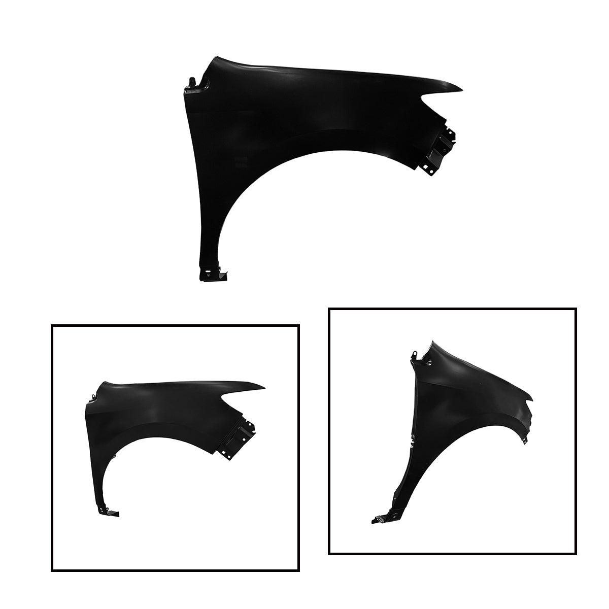 Replacement FRONT FENDER, RH, 2011-2014 Ford Edge, CT4Z16005A, FO1241285, (Steel)