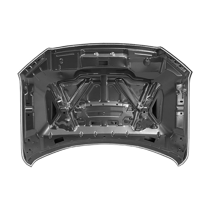 Replacement GT500 STYLE W/AIR VENT SCOOP HOOD, 2015-2020 Ford F150, (Alum)