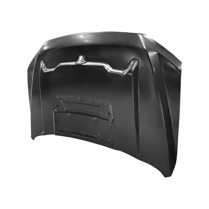 Replacement GT500 STYLE W/AIR VENT SCOOP HOOD, 2015-2020 Ford F150, (Alum)