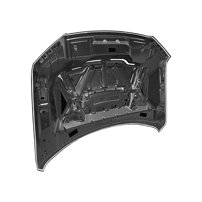Replacement GT500 STYLE W/AIR VENT SCOOP HOOD, 2015-2020 Ford F150, (Alum)