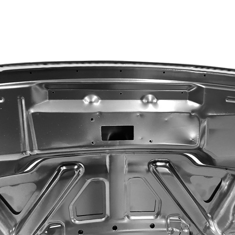 Replacement GT500 STYLE W/AIR VENT SCOOP HOOD, 2015-2020 Ford F150, (Alum)